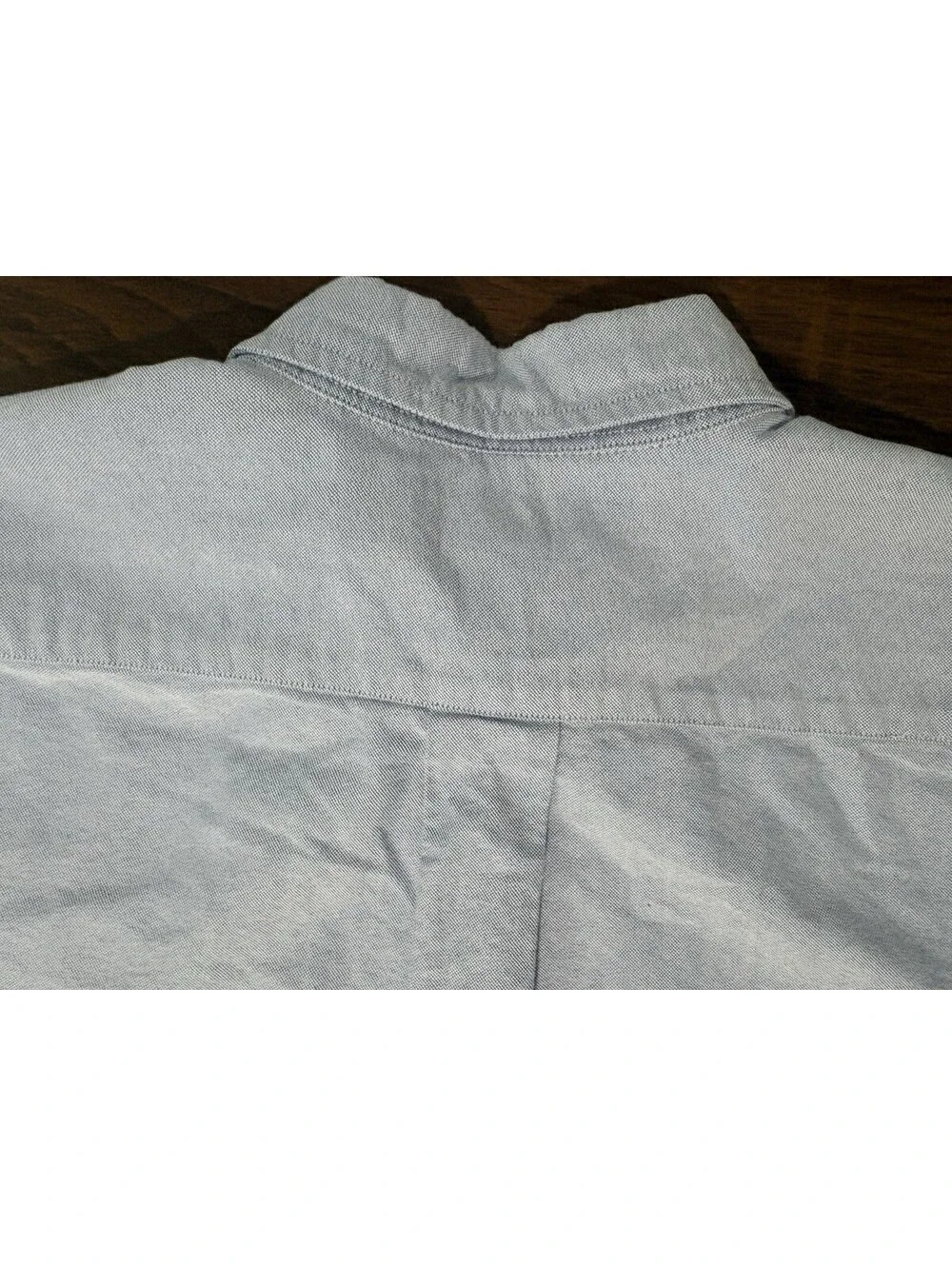Polo Ralph Lauren Blue Cotton Oxford Button Down Shirt Kids Size 18 Preppy
